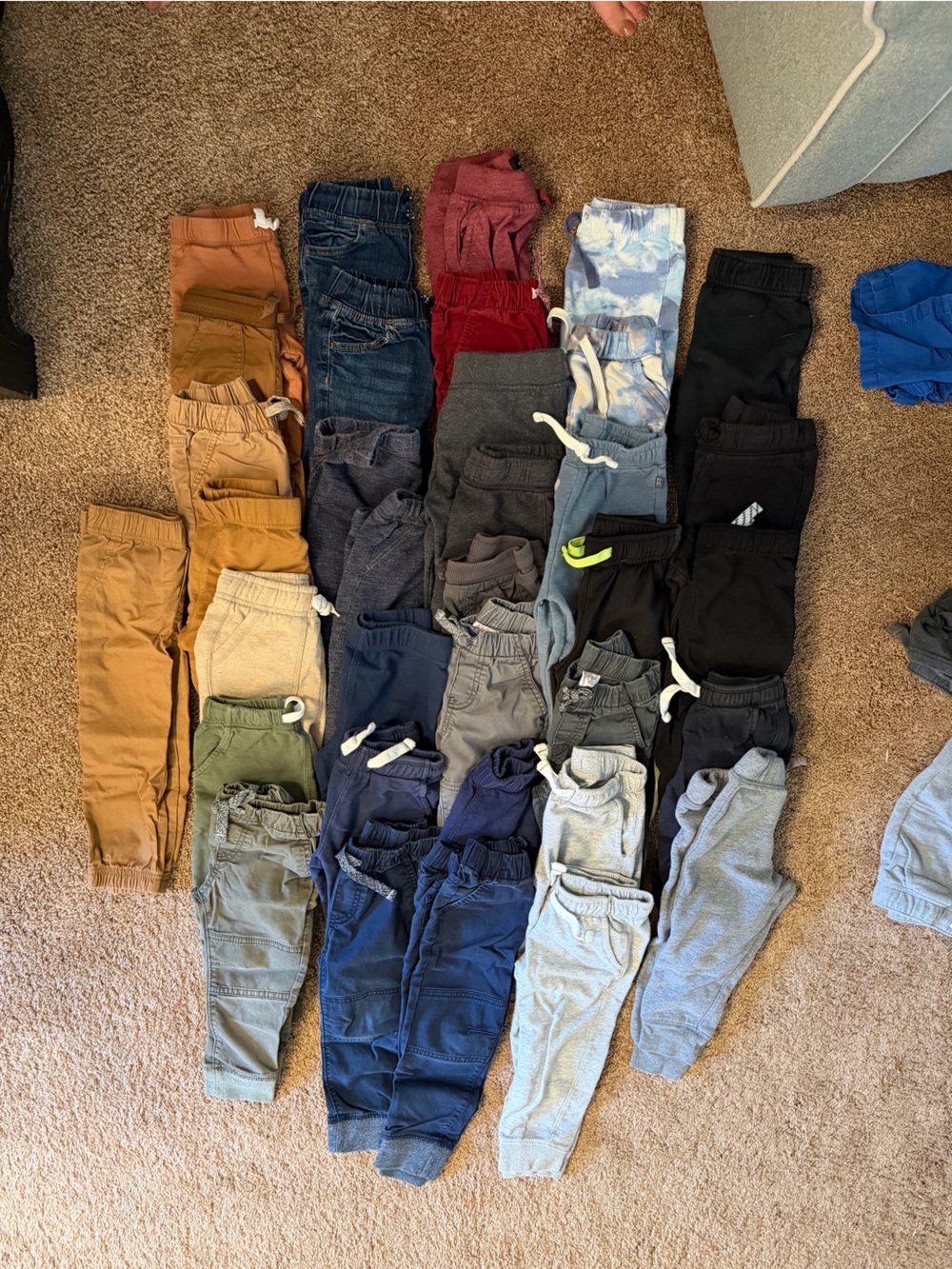 Cat & Jack Kids Jogger Pants Bundle - Multiple Colors